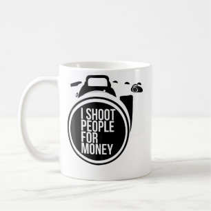 Jag skjuter människor för pengar Tees Fotograferin Kaffemugg
