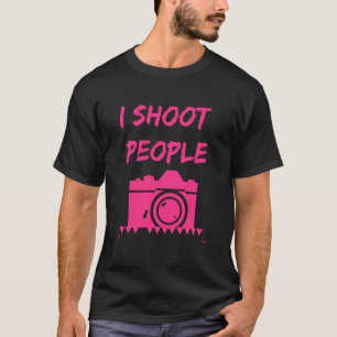 Jag skjuter personfotograf t shirt