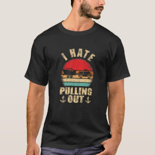 Jag skjuter ut Retro Boat kapten T Shirt