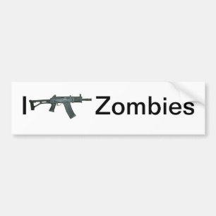 Jag skjuter zombies bildekal