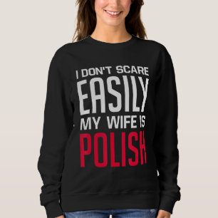 Jag Skrämmer inte att min fru är polsk polsk FLA T Shirt
