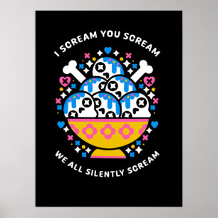 Jag skriker att ni skriker att vi alla skriker tys poster