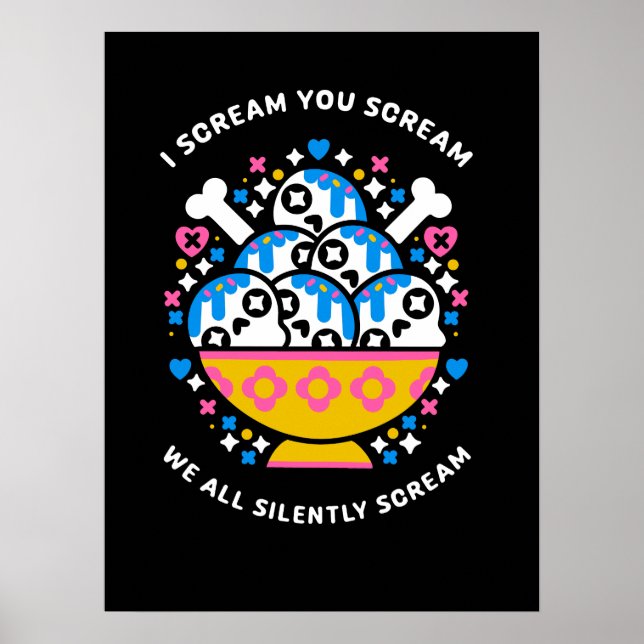 Jag skriker att ni skriker att vi alla skriker tys poster (Framsidan)