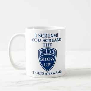 Jag skriker Du skriker Rolfig Kaffemugg