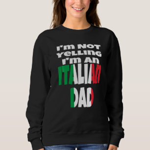 Jag Skriker Inte Jag Är En Italiensk Pappa Italien T Shirt