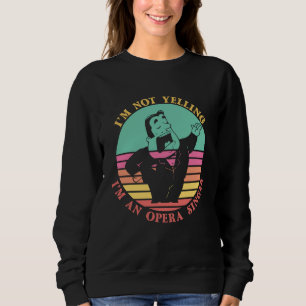 Jag skriker inte jag är en operasångare klassisk m t shirt