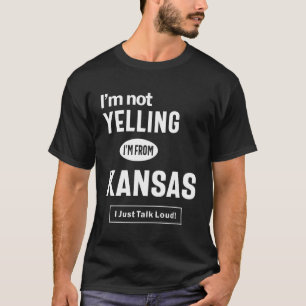 Jag skriker inte! Jag är från Kansas som jag bara  T Shirt