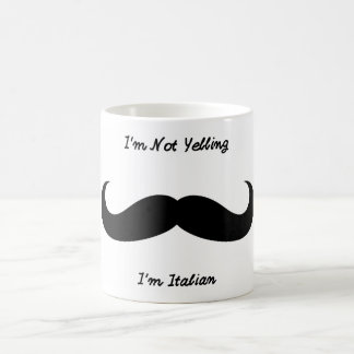 Jag skriker inte, jag är italienare kaffemugg
