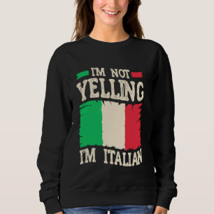 Jag skriker inte, jag är italienare - Rolig italie T Shirt
