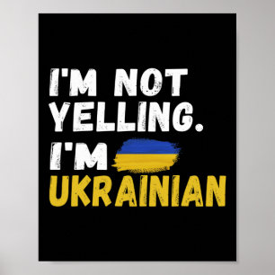 Jag Skriker Inte Jag Är Ukrainsk Det Står I Min Dn Poster