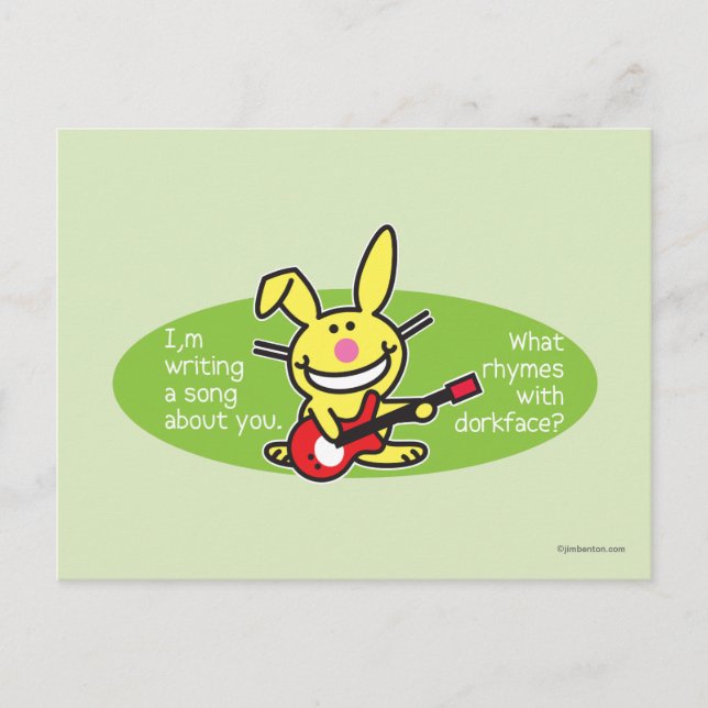 Jag skriver A Sång Vykort (Framsida)