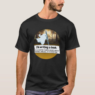 Jag skriver en bok: Tecknad av skrivprogrammet T Shirt