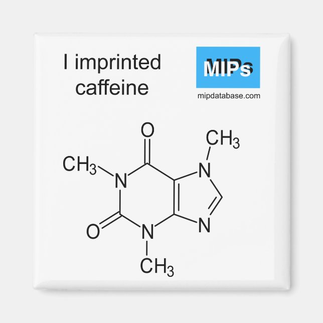 Jag skriver in koffeinmagnet magnet (Framsidan)