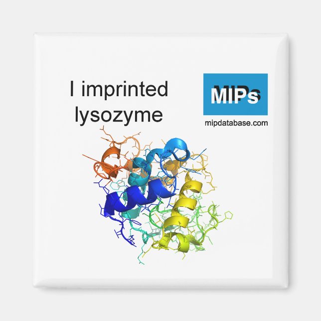 Jag skriver in lysozyme magnet (Framsidan)