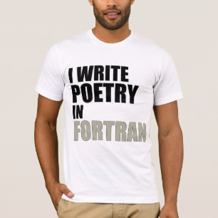Jag skriver poesi i Fortran Tröja