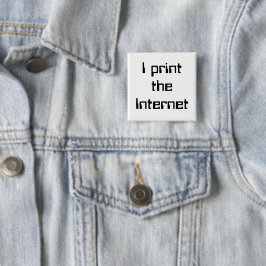 Jag skriver ut Internet Knapp