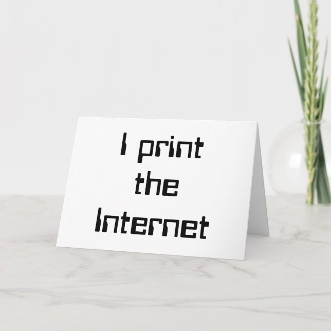 Jag skriver ut Internet Kort (Framsida)