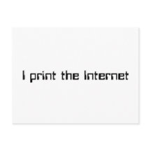 Jag skriver ut Internet