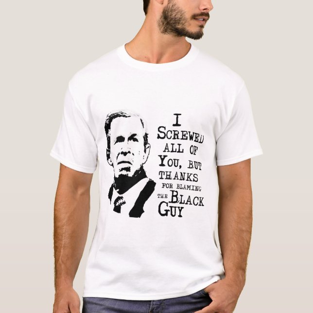Jag skruvade alla dig men tack för att klandra t-shirt (Framsida)