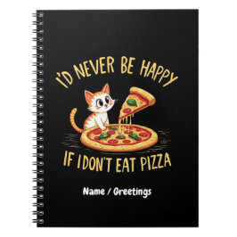 Jag skulle aldrig vara Lycklig om jag inte kunde ä Anteckningsbok