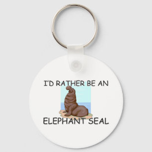 Jag skulle är ganska en elefant förseglar nyckelring