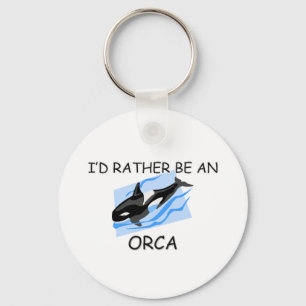 Jag skulle är ganska en Orca Nyckelring