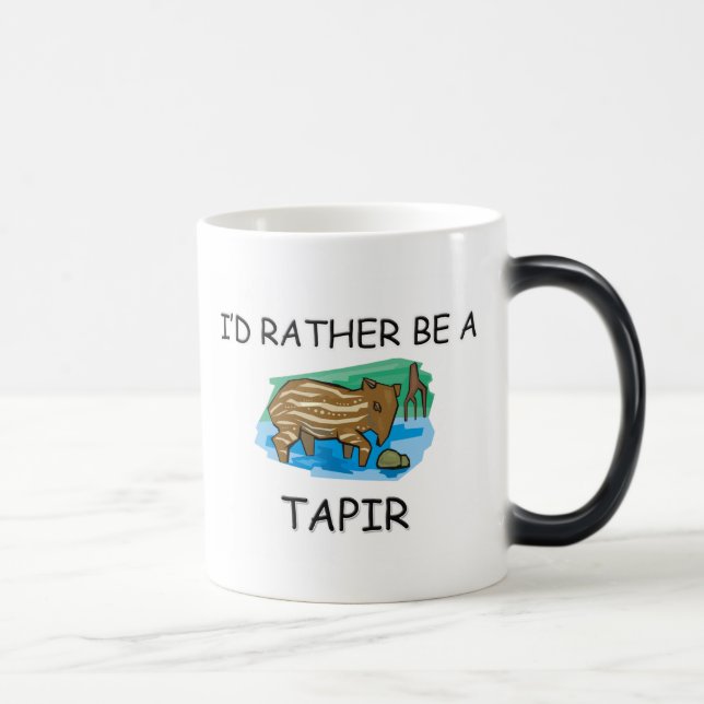 Jag skulle är ganska en Tapir Magisk Mugg (Höger)