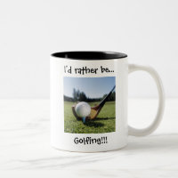 Jag skulle är ganska… golfspelet!!! 11oz. Mug.