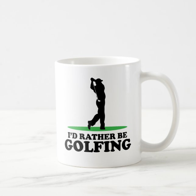 Jag skulle är ganska golfspelet kaffemugg (Höger)