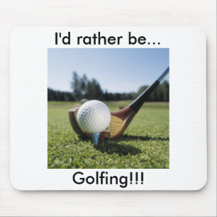 Jag skulle är ganska… golfspelet!!! Musblock Musmatta