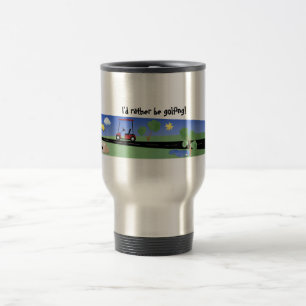 Jag skulle är ganska golfspelet! resemugg
