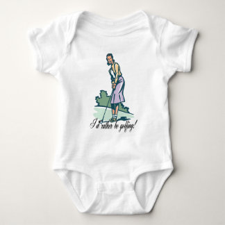 Jag skulle är ganska golfspelet! t shirt