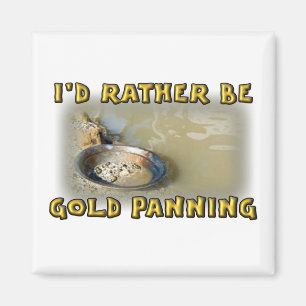 Jag skulle är ganska GULD- PANORERA Magnet