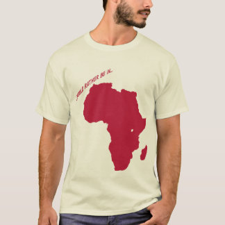 jag skulle är ganska i afrika tee shirt