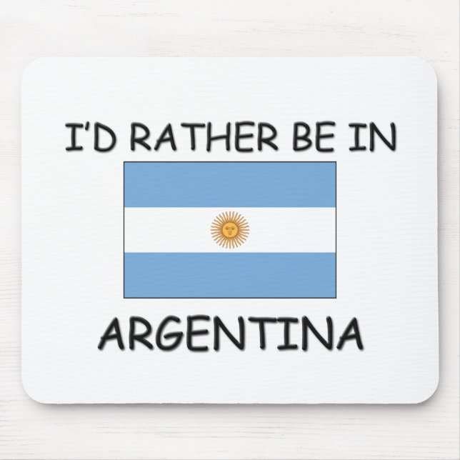 Jag skulle är ganska i Argentina Musmatta (Framsidan)
