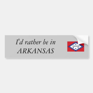 Jag skulle är ganska i ARKANSAS Bildekal