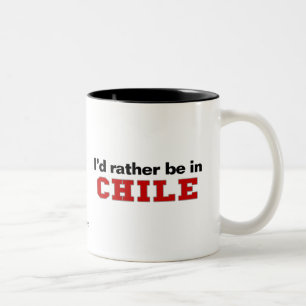 Jag skulle är ganska i Chile Två-Tonad Mugg