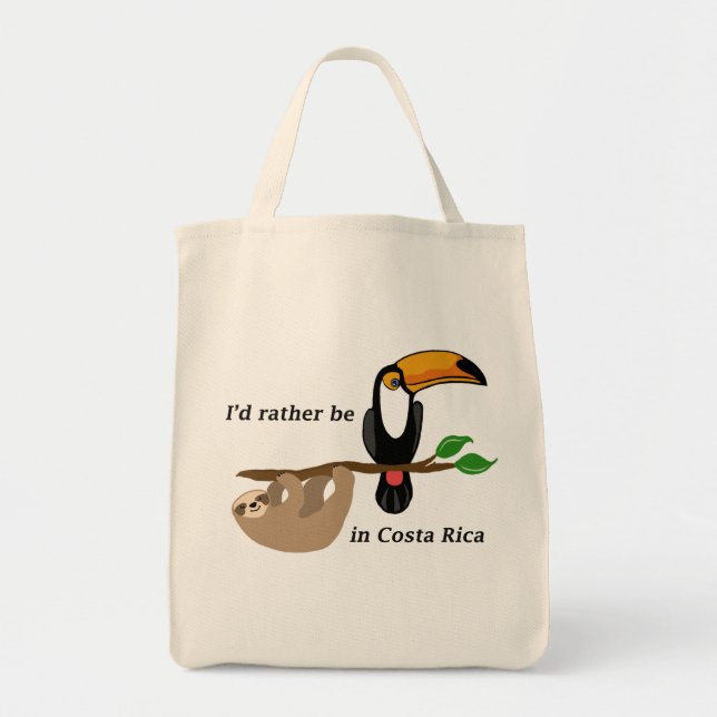 Jag skulle är ganska i Costa Rica som var toucan Tygkasse (Framsidan)
