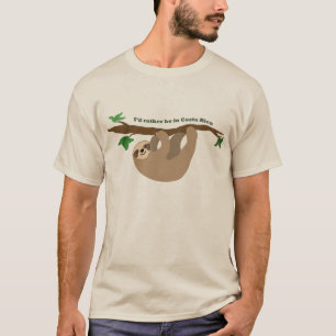 Jag skulle är ganska i Costa Rica T Shirt