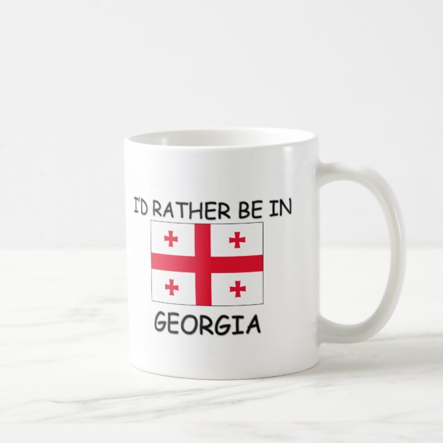 Jag skulle är ganska i Georgia Kaffemugg (Höger)