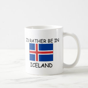 Jag skulle är ganska i island kaffemugg