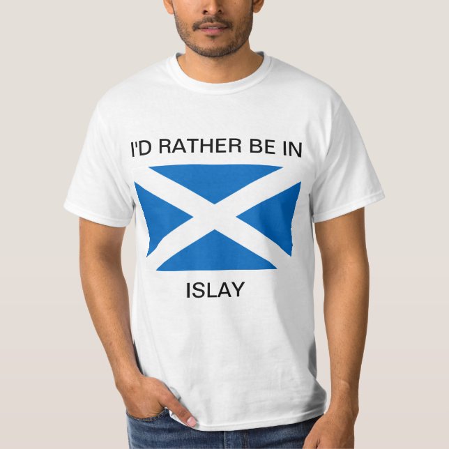 Jag skulle ÄR GANSKA I ISLAY T-shirt (Framsida)