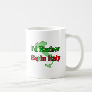 Jag skulle är ganska i italien. kaffemugg