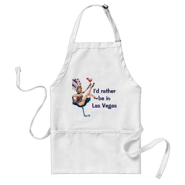 Jag skulle är ganska i Las Vegas coctaildesign Förkläde (Framsidan)