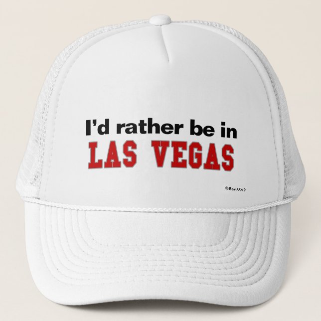 Jag skulle är ganska i Las Vegas Keps (Framsida)