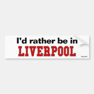 Jag skulle är ganska i Liverpool Bildekal