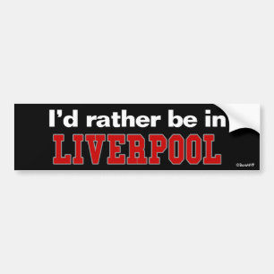 Jag skulle är ganska i Liverpool Bildekal