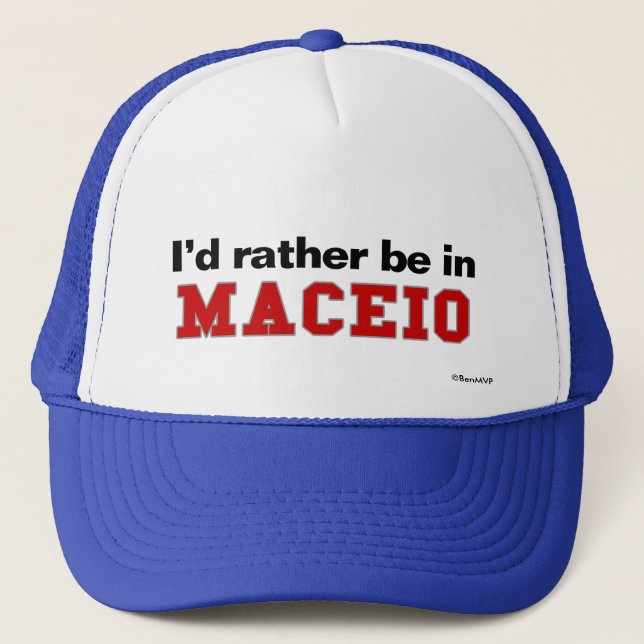 Jag skulle är ganska i Maceio Keps (Framsida)