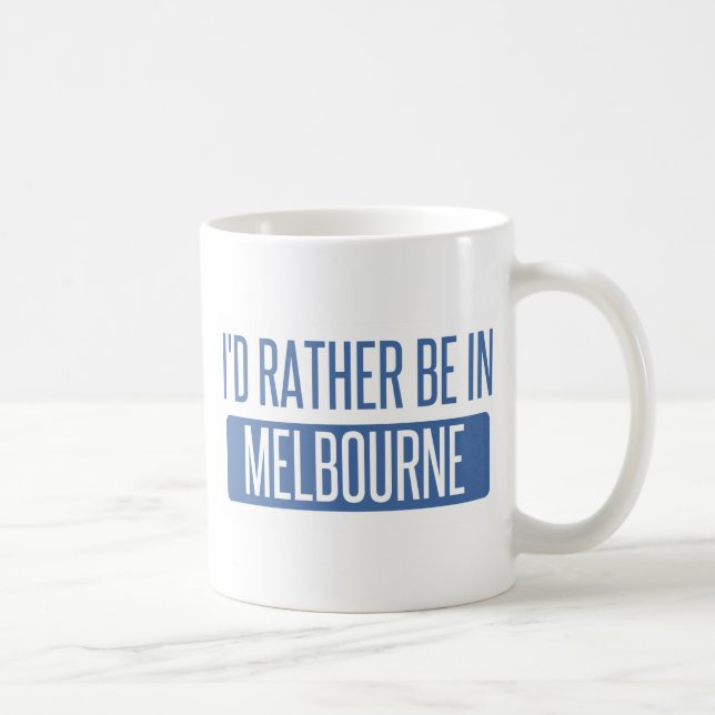 Jag skulle är ganska i Melbourne Kaffemugg (Höger)