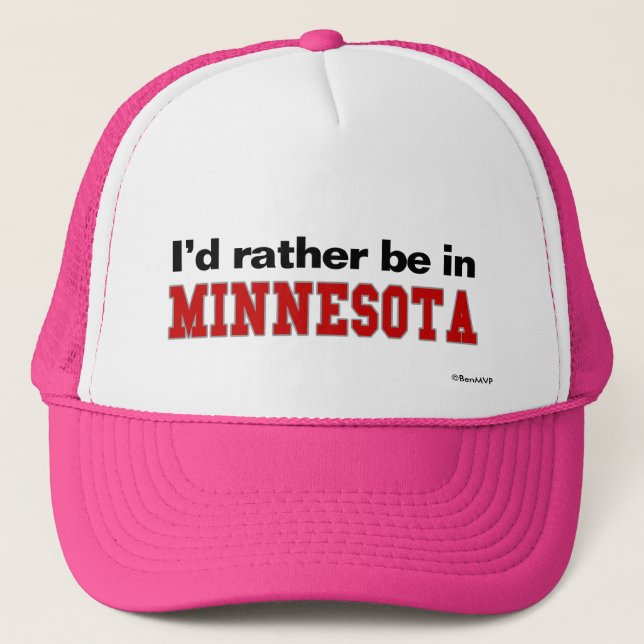 Jag skulle är ganska i Minnesota Keps (Framsida)